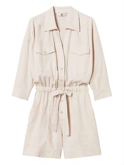 Logo-Plaque Playsuit