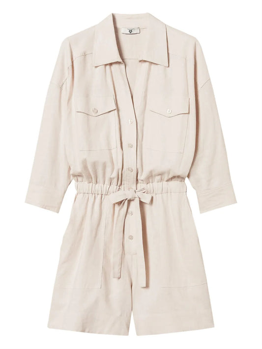 Logo-Plaque Playsuit