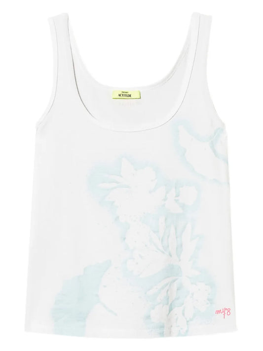 Floral-Print Tank Top