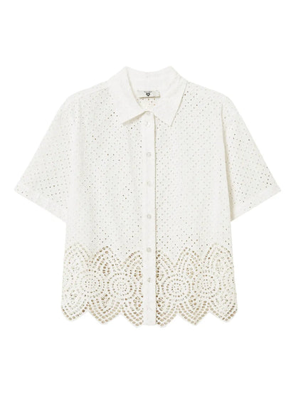 Cut-Out Detailing Shirt