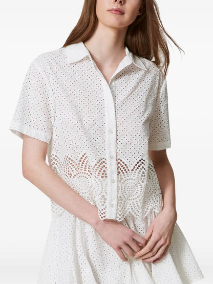 Cut-Out Detailing Shirt