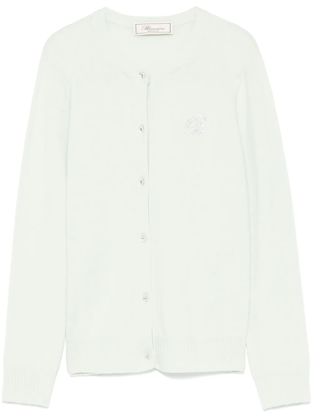 Rhinestone-Logo Cardigan