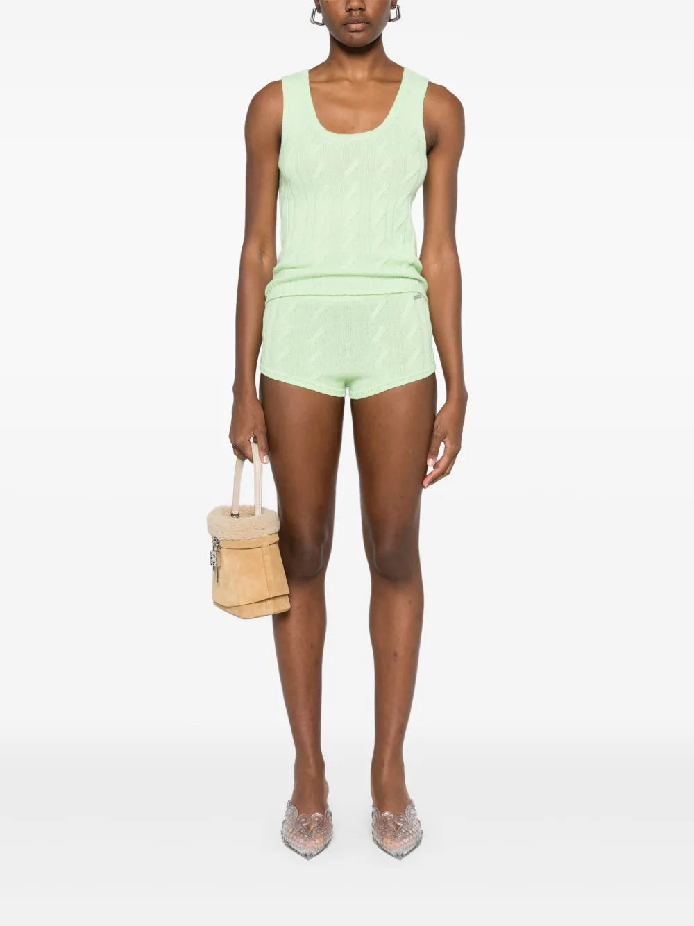 Cable-Knit Tank Top