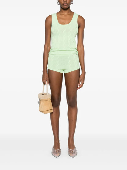Cable-Knit Tank Top
