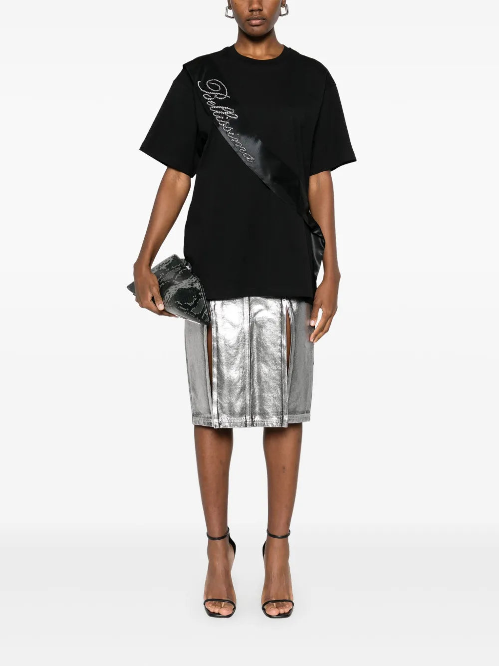 Rhinestone-Logo T-Shirt