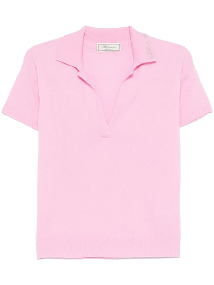 Logo-Appliqué Polo Top