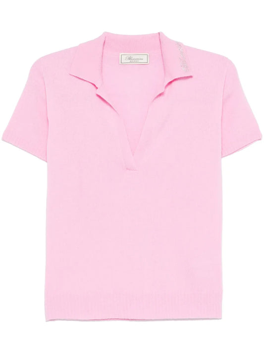 Logo-Appliqué Polo Top