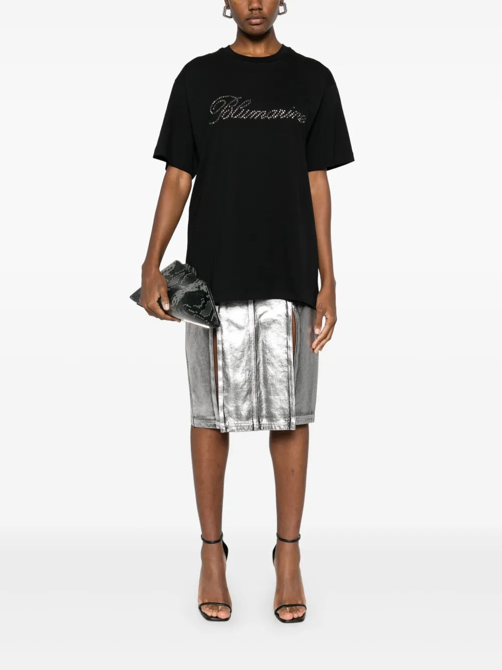 Rhinestone-Logo T-Shirt