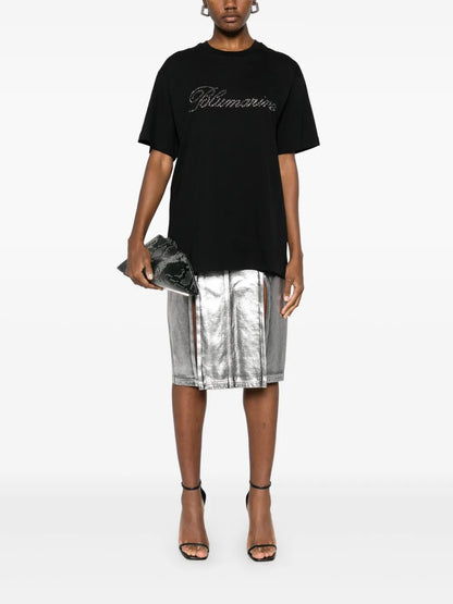 Rhinestone-Logo T-Shirt
