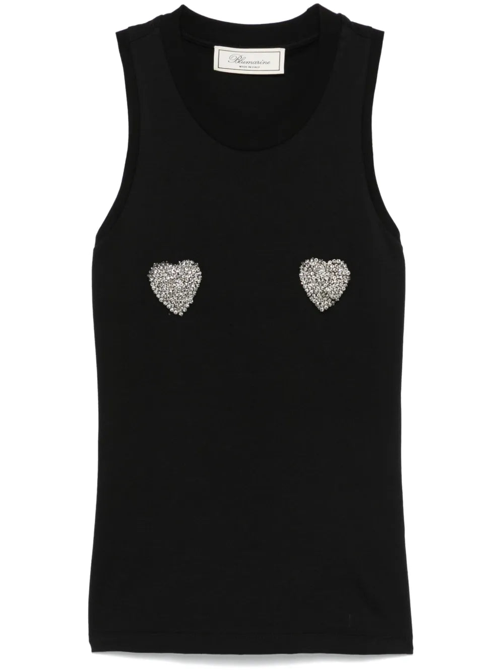 Heart-Appliqué Tank Top