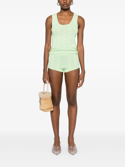Cable-Knit Shorts