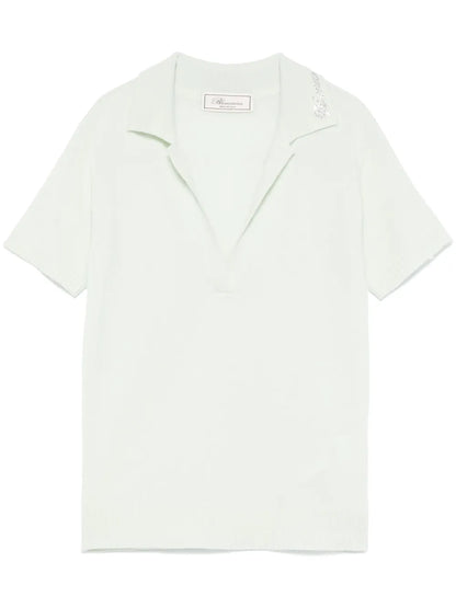 Logo-Appliqué Polo Top