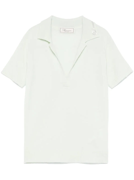 Logo-Appliqué Polo Top