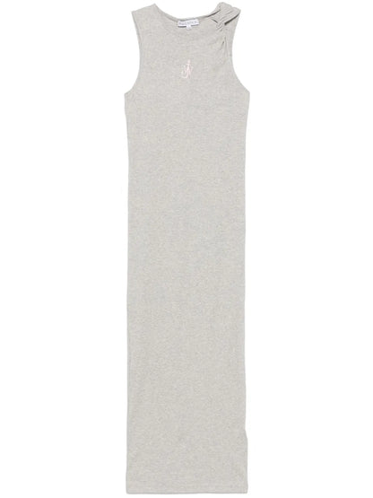 Logo-Embroidered Maxi Dress