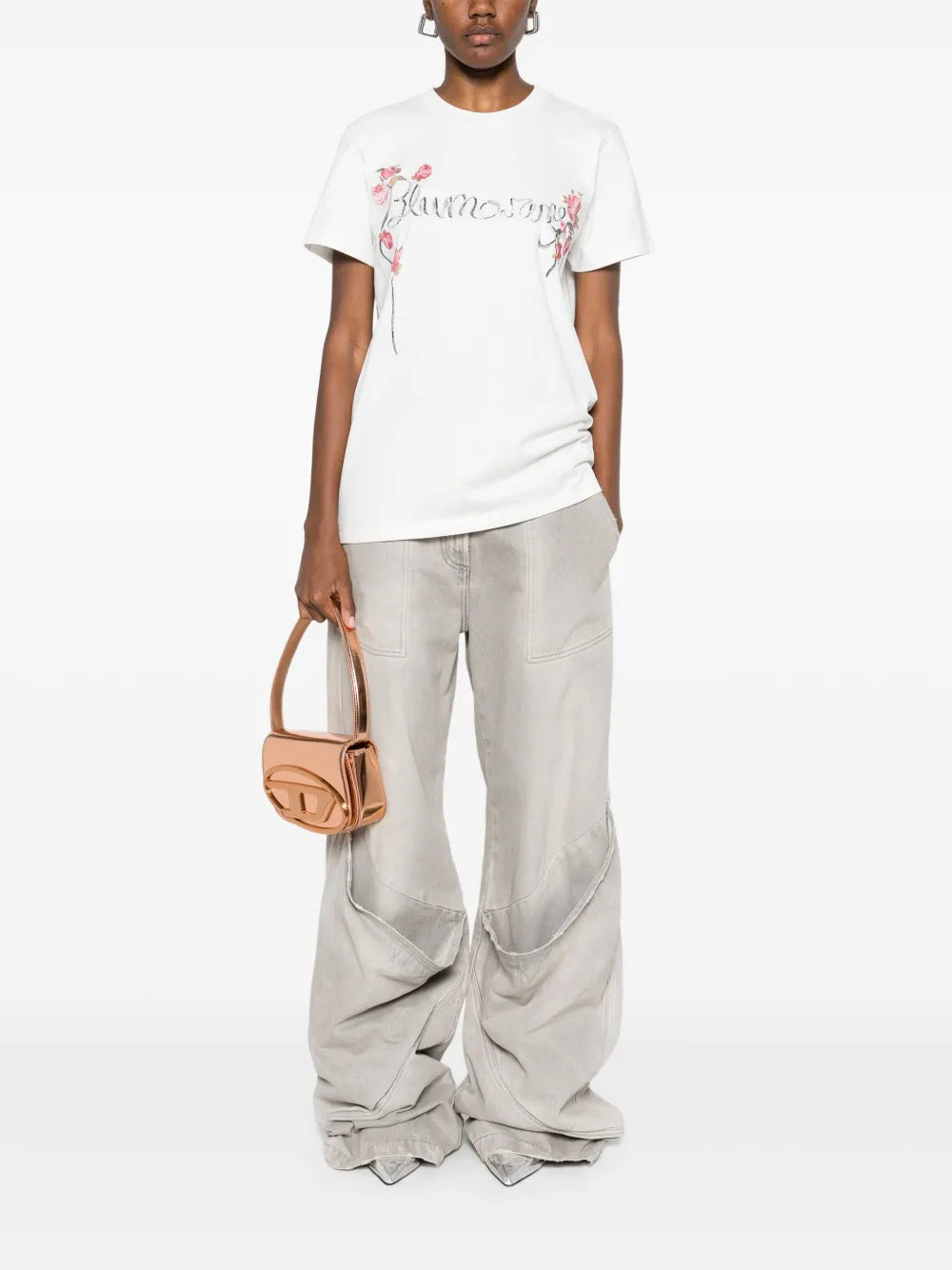 Rhinestone-Logo T-Shirt