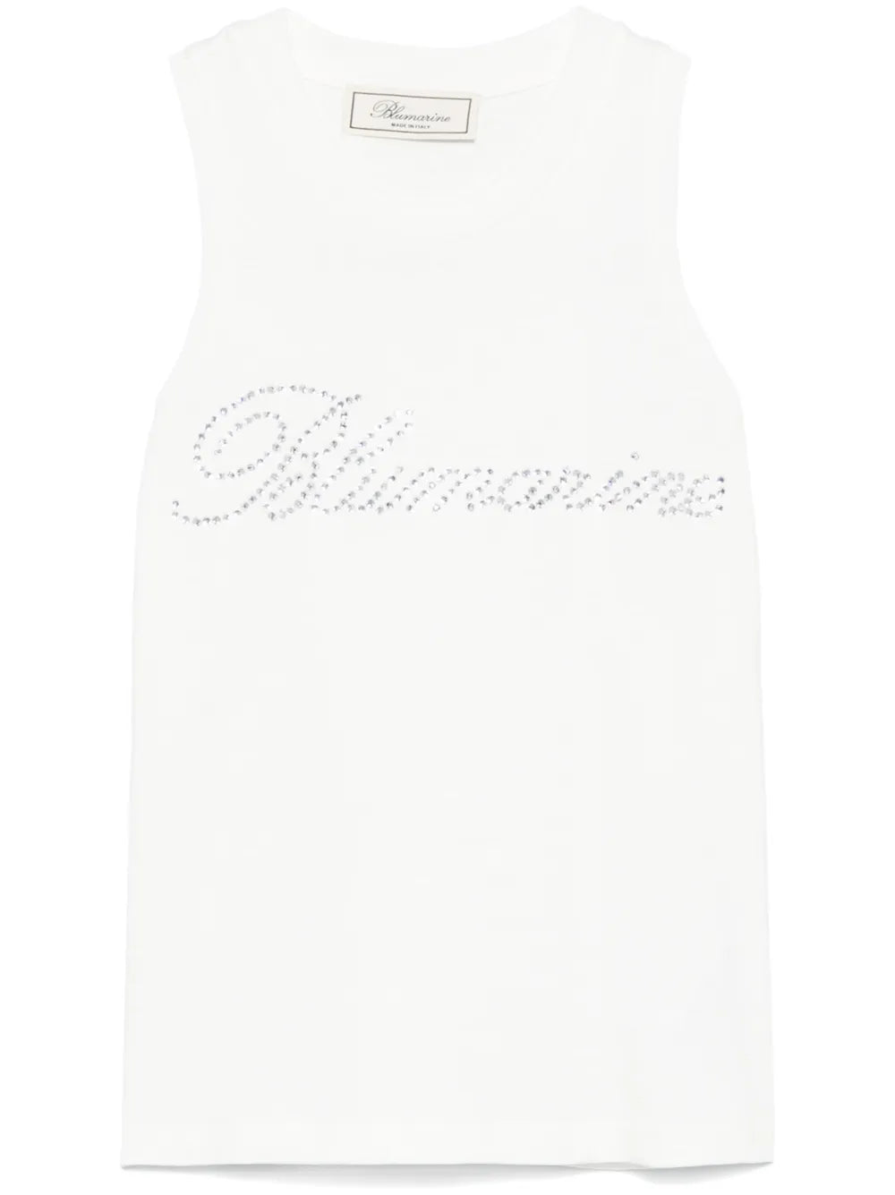 Rhinestone-Logo Tank Top