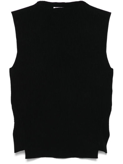 Ribbed-Knit Vest