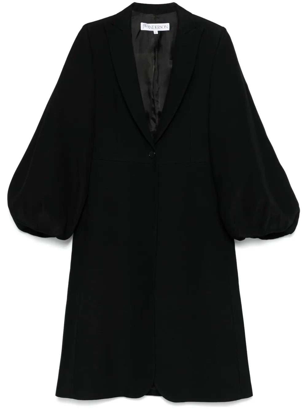 Balloon-Sleeve Coat