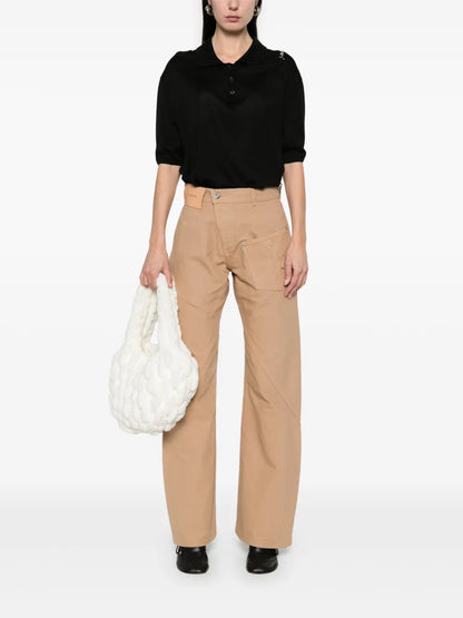 Knitted Polo Top