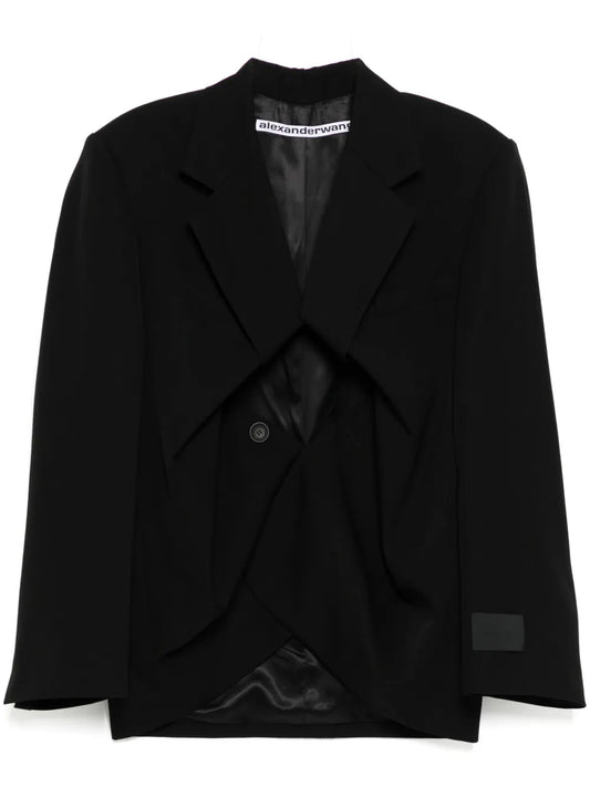 Exaggerated Split Front Blazer