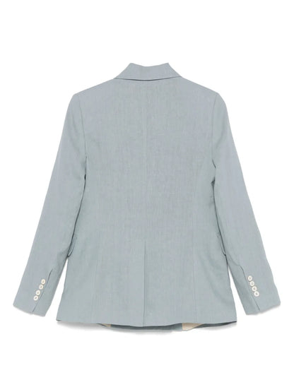 Slub-Texture Blazer