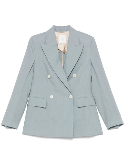 Slub-Texture Blazer