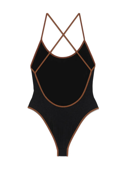 Logo-Print Swimsuit