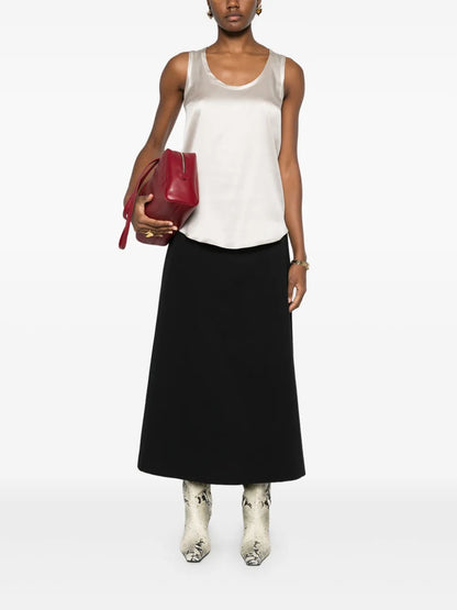 Satin Sleeveless Top