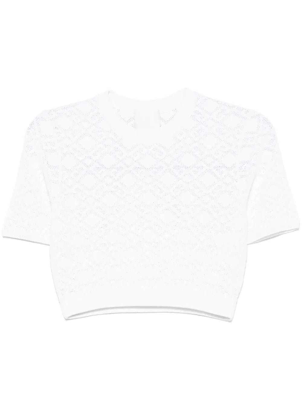 Monogram 72-Jacquard Cropped T-Shirt