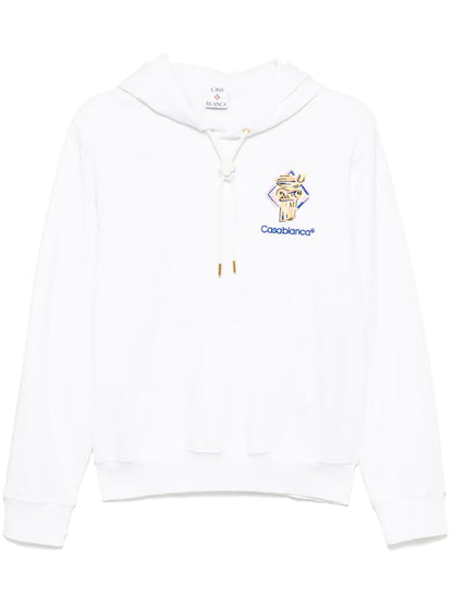 Embroidered Logo Hoodie