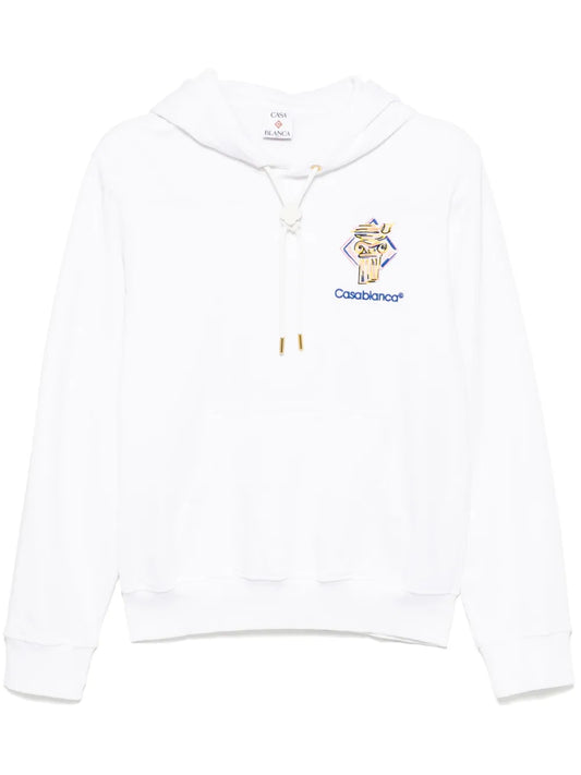 Embroidered Logo Hoodie