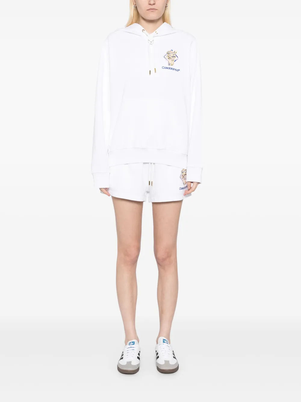 Embroidered Logo Hoodie