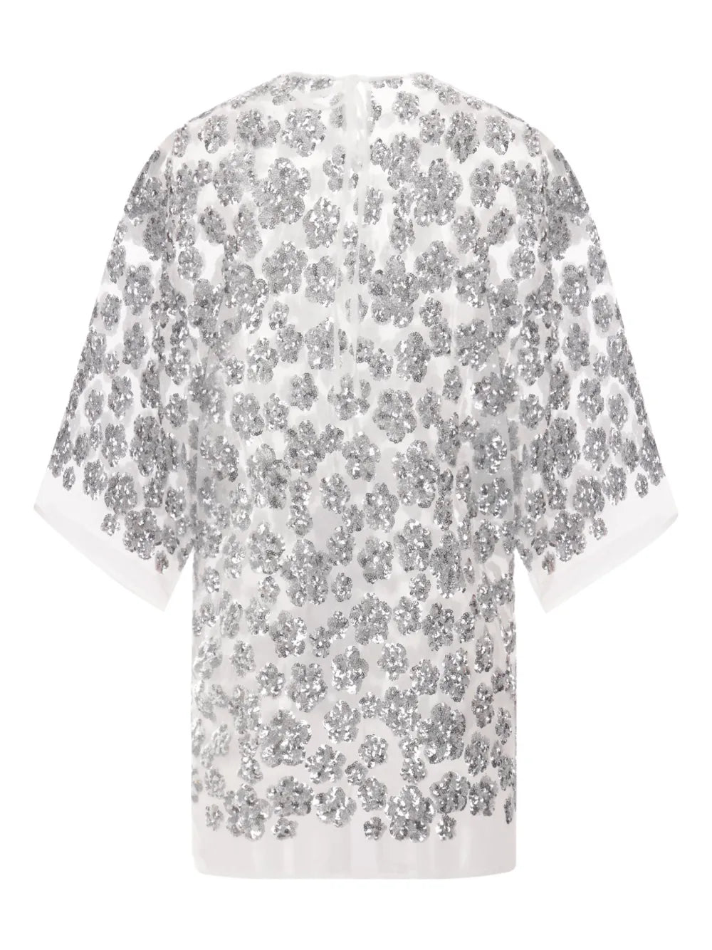 Floral-Sequins T-Shirt