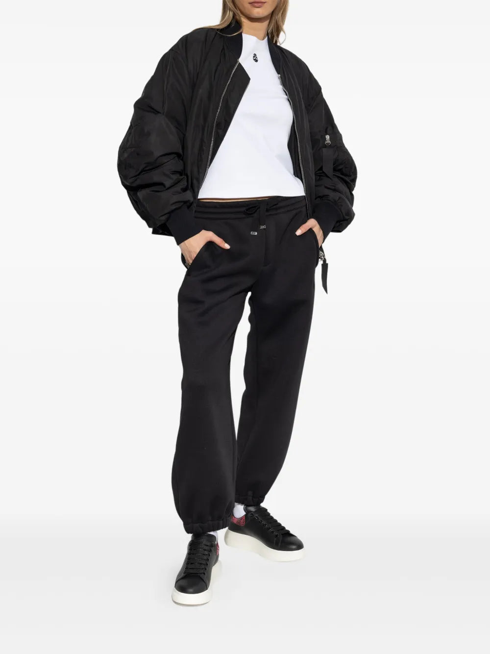 Skull-Detailed Track Pants