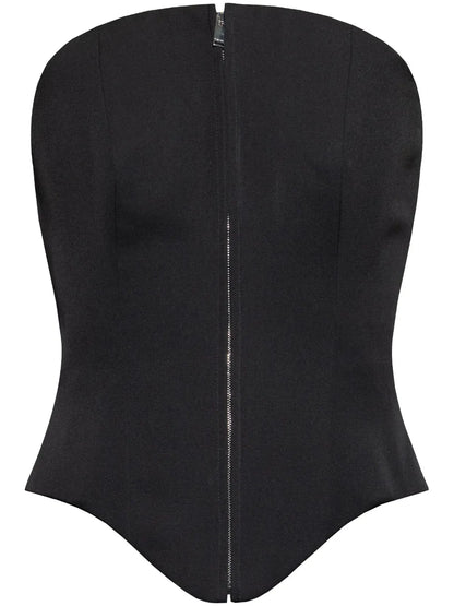 Zip-Up Corset Top