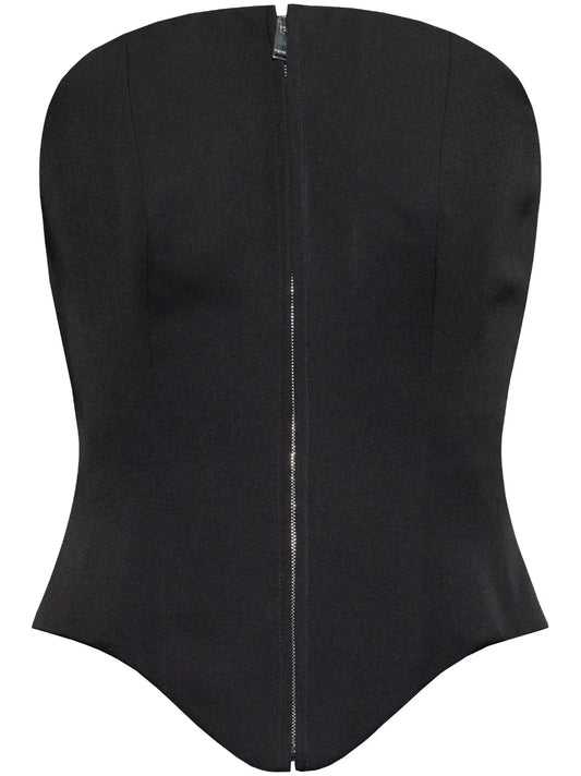 Zip-Up Corset Top