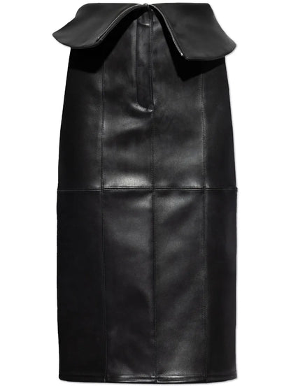 Leather Pencil Skirt