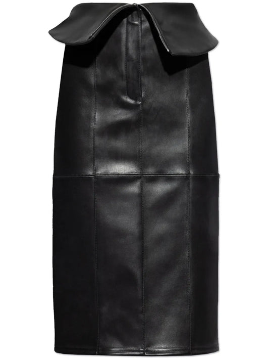 Leather Pencil Skirt