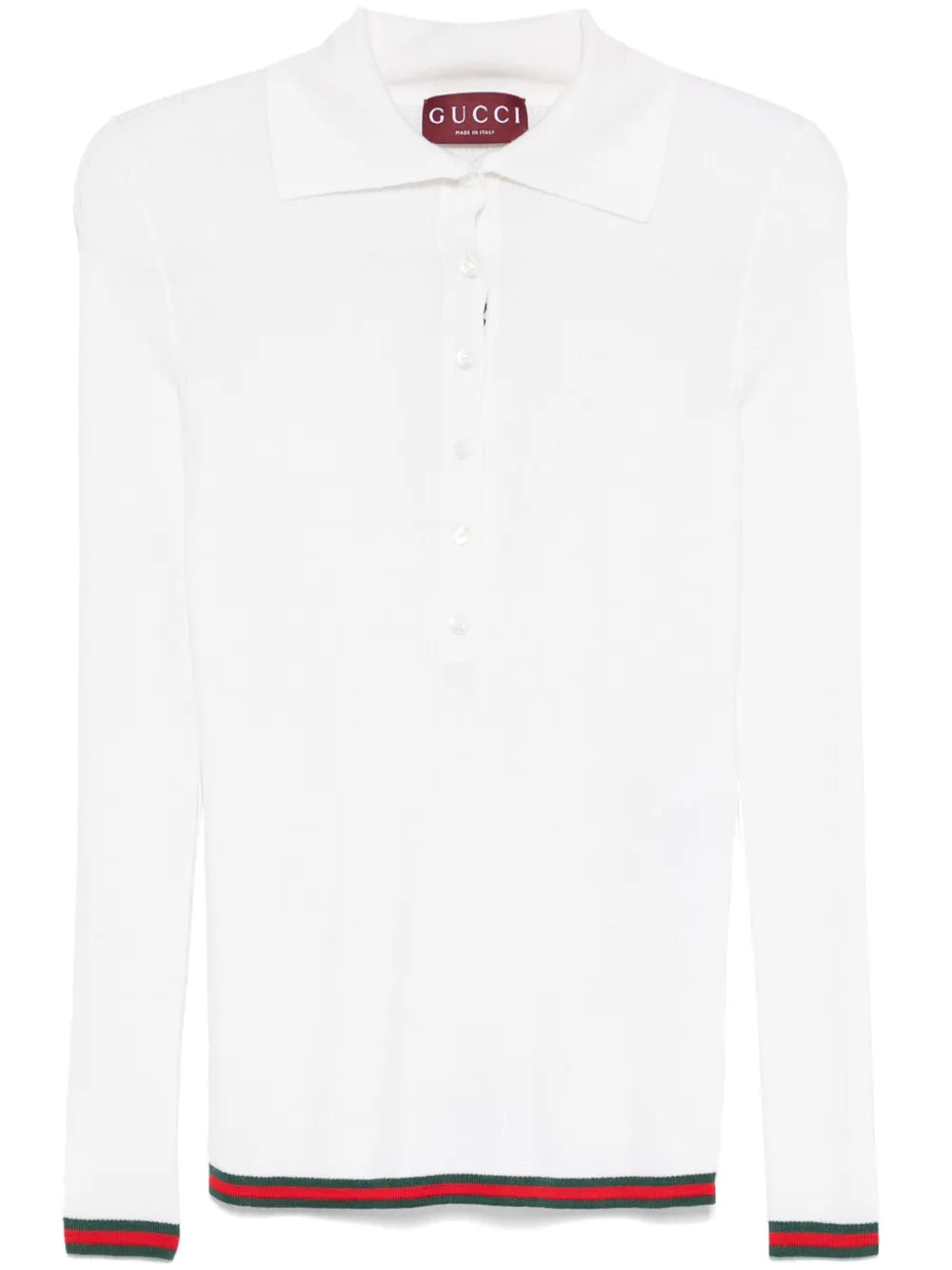 Web-Stripe Polo Top
