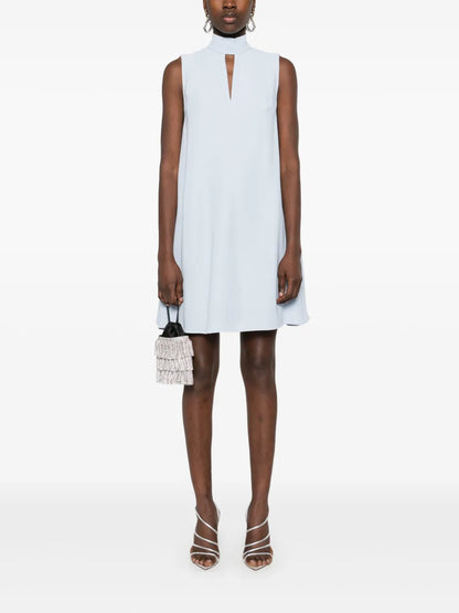 Crepe Mini Dress