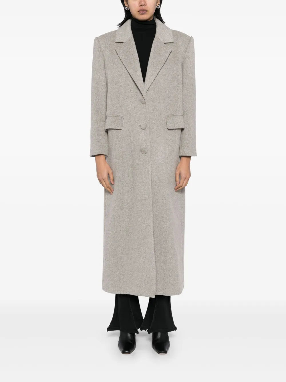Flap Pockets Coat