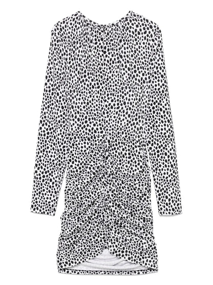Cheetah-Print Jersey Mini Dress