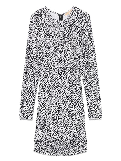 Cheetah-Print Jersey Mini Dress