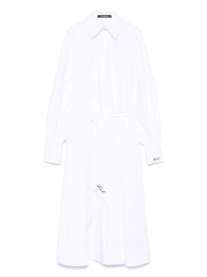 Poplin Midi Dress