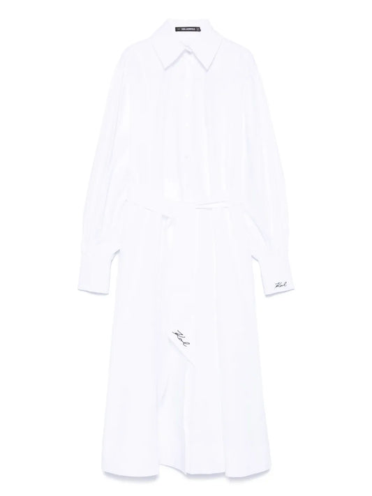 Poplin Midi Dress