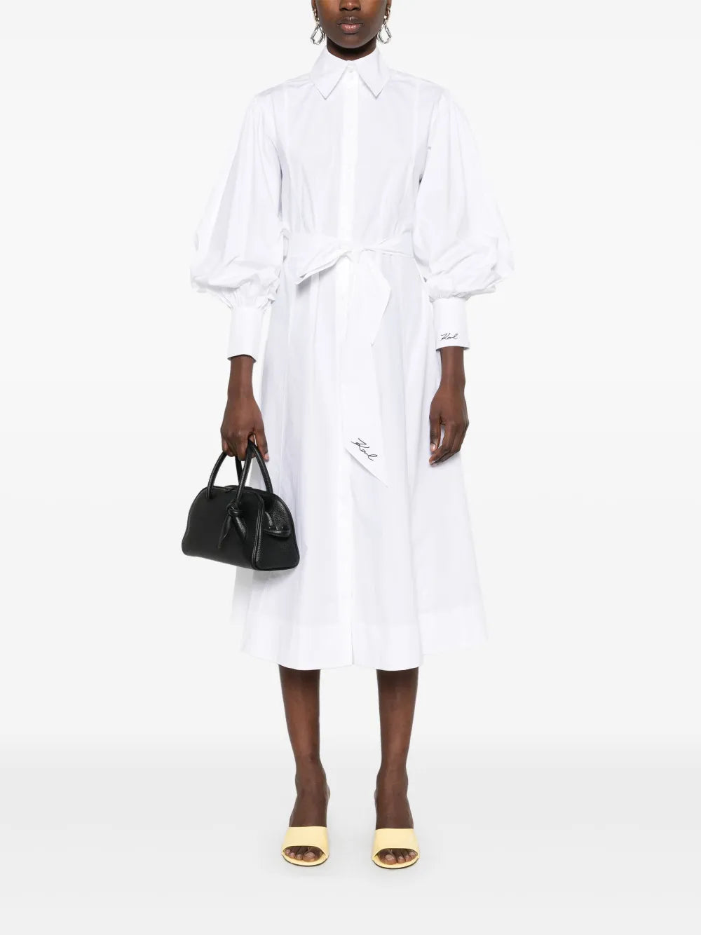 Poplin Midi Dress