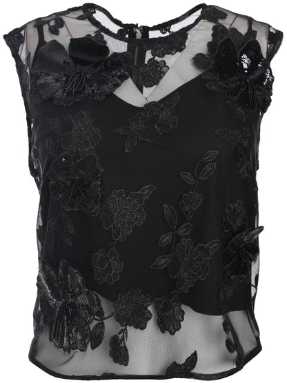 Mesh Flower Top