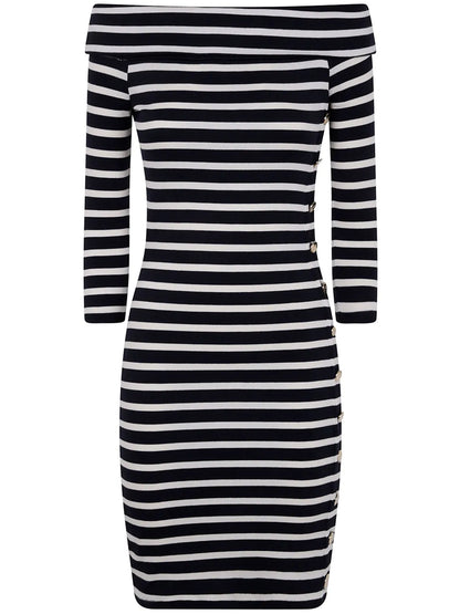 Striped Midi Dress