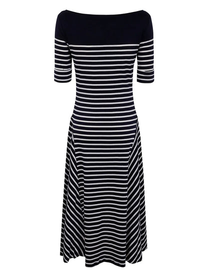 Striped Midi Dress