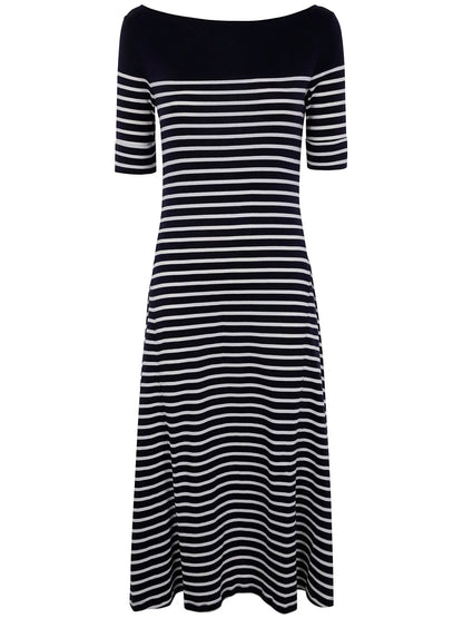 Striped Midi Dress